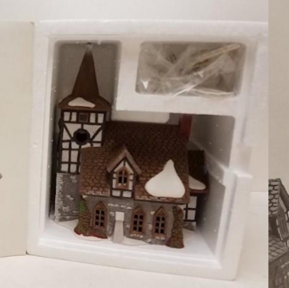 Dept 56 Old Michael Church 1992 Dickens' Village Series Box Light 5562-0 - Picture 1 of 9